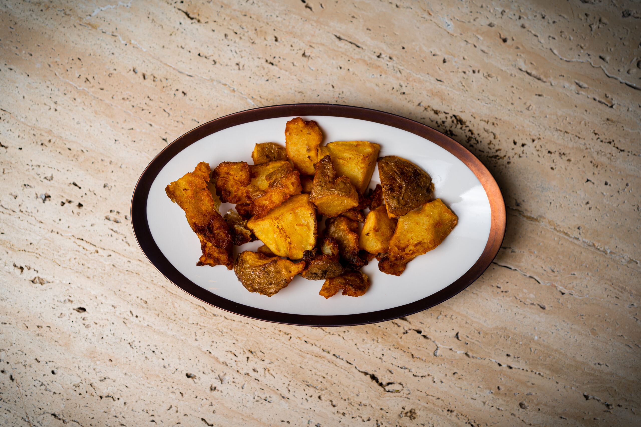 CARTOFI ZDOBIȚI / CRUSHED POTATOES